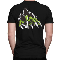 Green Monster Hand T-shirt | Artistshot