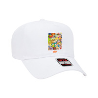 Group Shot Center Square All 90s Characters Adjustable Baseball Cap | Artistshot