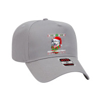 Merry Christmas Alaskan Malamute Santa Ugly Xmas Sweater Sweatshirt Adjustable Baseball Cap | Artistshot