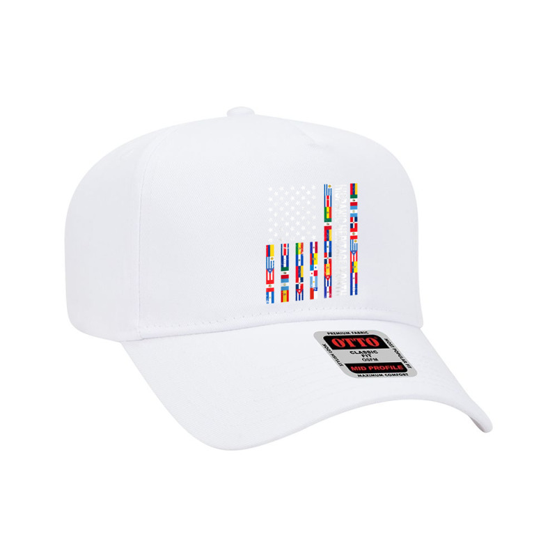 Latin American Flag Hispanic Heritage Month All Countries T Shirt Adjustable Baseball Cap by cm-arts | Artistshot