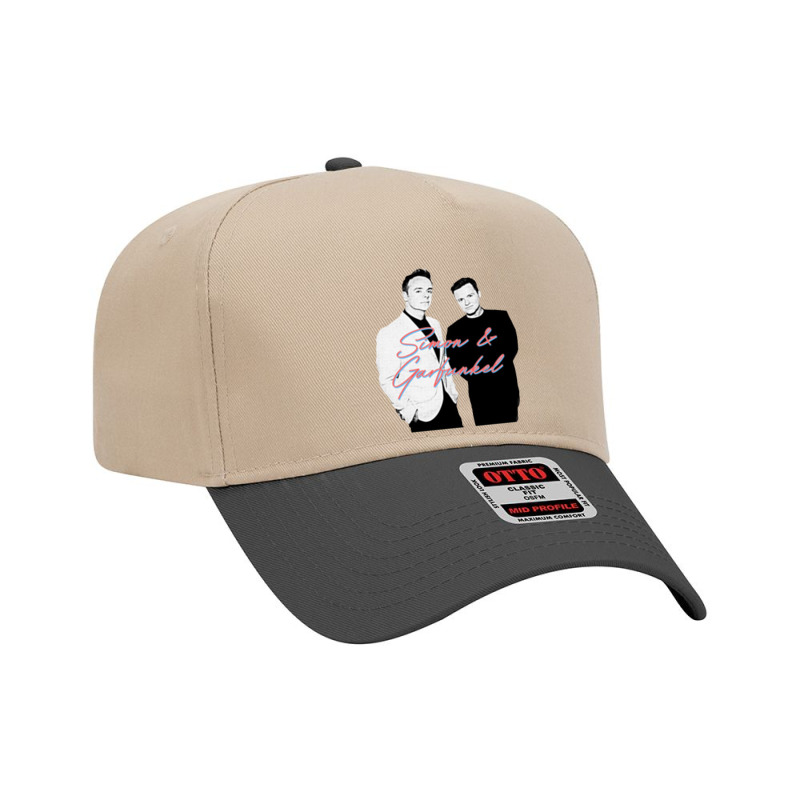 Simon & Garfunkel Ant & Dec 80s Style Parody Design Adjustable Baseball Cap | Artistshot