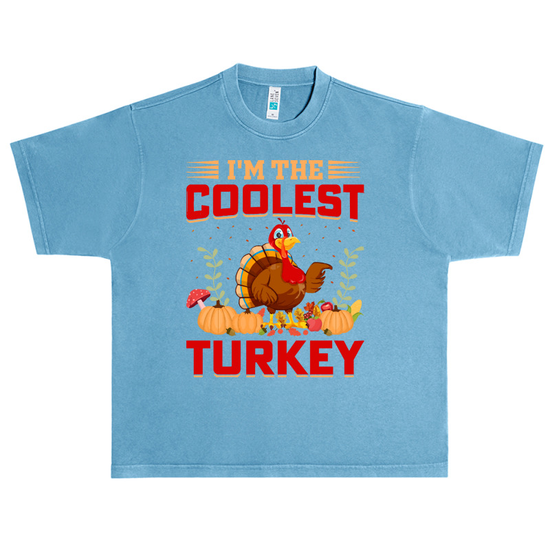 Thanksgiving Turkey I'm The Coolest Turkey Urban Heavy T-shirt | Artistshot