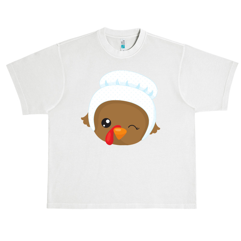 Thanksgiving Turkey Thanksgiving Turkey, Brown Turkey, Pilgrim Bonnet Urban Heavy T-shirt | Artistshot