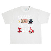 Funny Mommy Of The Birthday Kid Ringmaster Mom Circus Gift Urban Heavy T-shirt | Artistshot