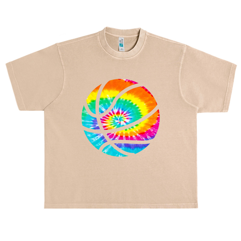 Basketball Tie Dye Rainbow Trippy Hippie Urban Heavy T-shirt by cm-arts | Artistshot