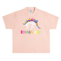 Funny Eggasaurus Stegosaurus Egg Dinosaur Happy Easter Day Urban Heavy T-shirt | Artistshot