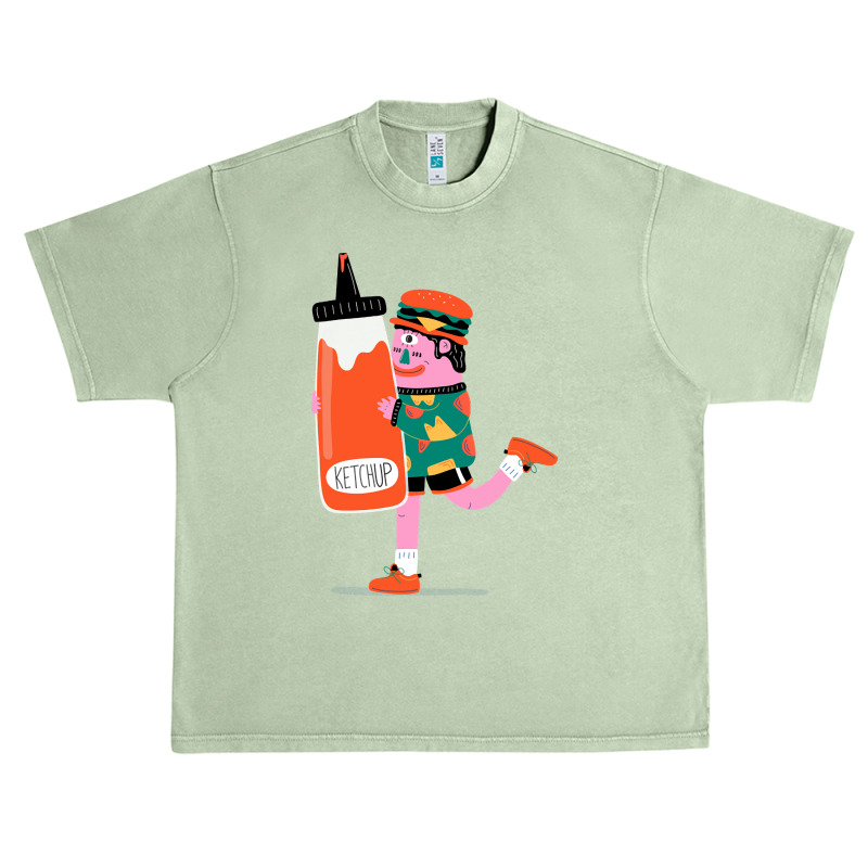 Giant Ketchup Urban Heavy T-shirt | Artistshot