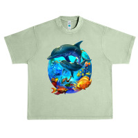 Dolphin Sea Life Save The Ocean Marine Biology Aquarium Urban Heavy T-shirt | Artistshot