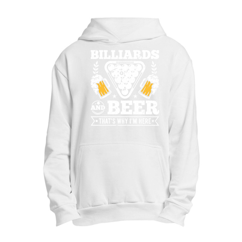 Billiards Gifts Billiards Beer Pool Player Mens Billiard Urban Pullover Hoodie | Artistshot