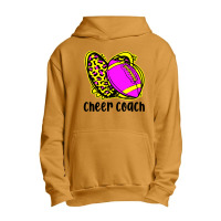 Cheer Coach Leopard Cheerleading Football Mom Urban Pullover Hoodie | Artistshot