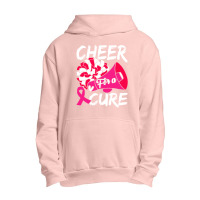 Cheer For Cure Pink Ribbon Awareness Women Urban Pullover Hoodie | Artistshot