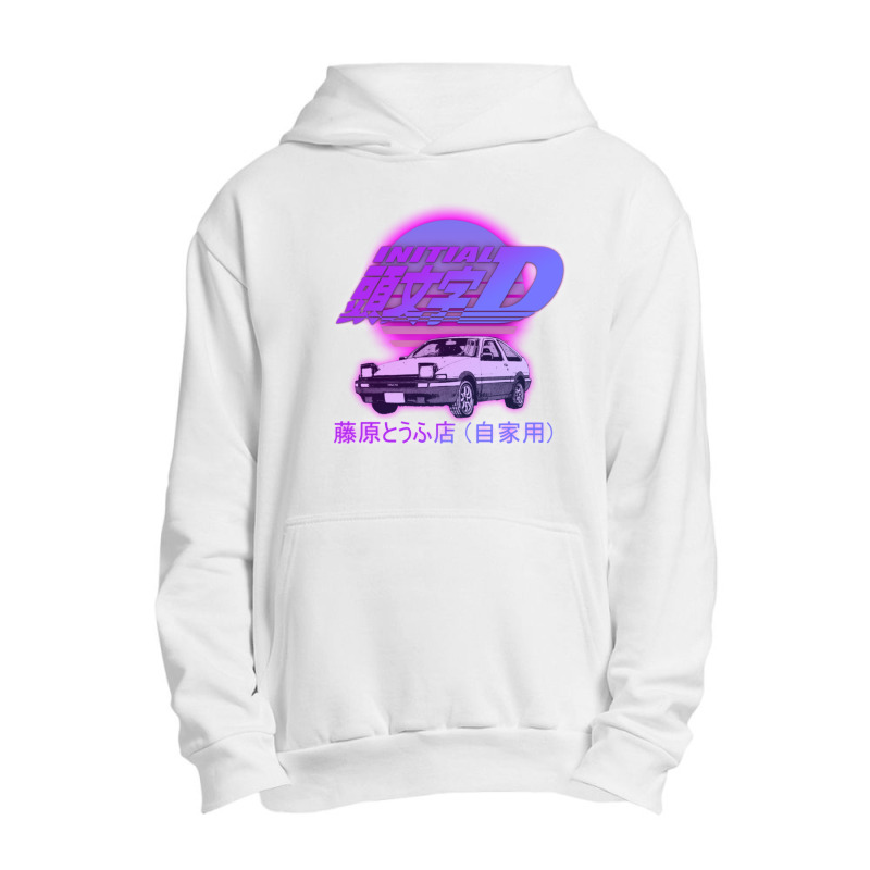 Initial D Ae86 Retro Synthwave Urban Pullover Hoodie | Artistshot