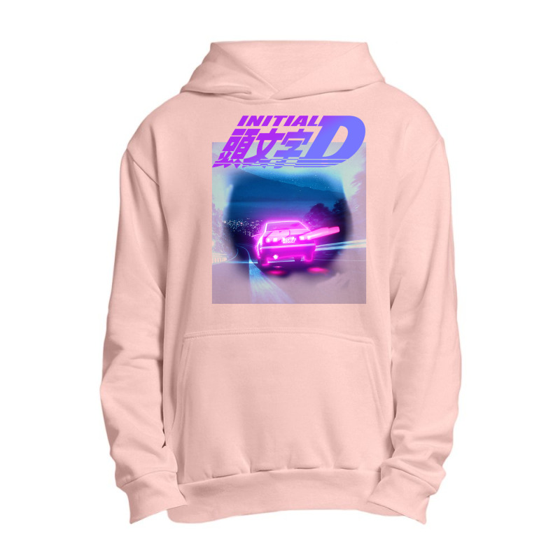 Initial D Neon Light Ae86 Urban Pullover Hoodie | Artistshot