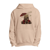 Japanese Frog Chill Urban Pullover Hoodie | Artistshot