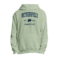 Wethersfield Connecticut Ct Vintage Athletic Navy Sports Des T Shirt Urban Pullover Hoodie | Artistshot