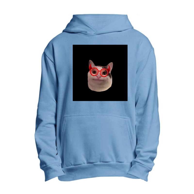 Beluga Cat Discord Pfp  Chiffon Top Urban Pullover Hoodie | Artistshot