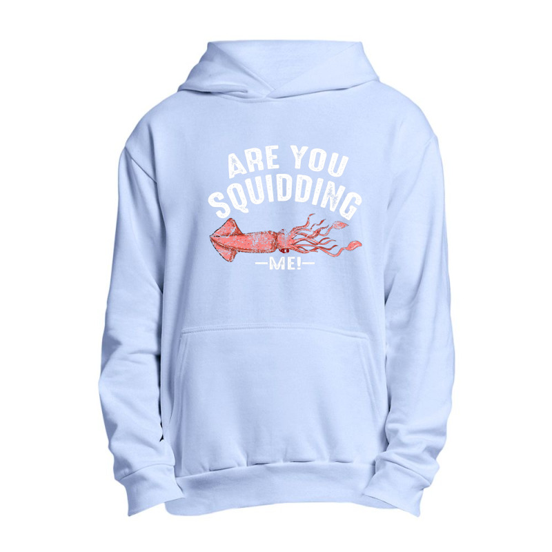 Cool Are You Squidding Me! Squid Fish Lover Urban Pullover Hoodie | Artistshot