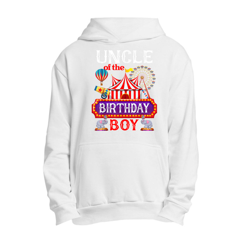 Uncle Of The Birthday Boy Ringmaster Circus Theme Carnival T Shirt Urban Pullover Hoodie by cm-arts | Artistshot