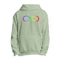 Rainbow, Infinity, Symbol, Infinite Love, Pride Flag, Lgbt, Lgbtq, Lgb Urban Pullover Hoodie | Artistshot