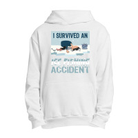 I Survived An Ice Fishing Accident - Winter Snow Ice Fishing Urban Pullover Hoodie | Artistshot