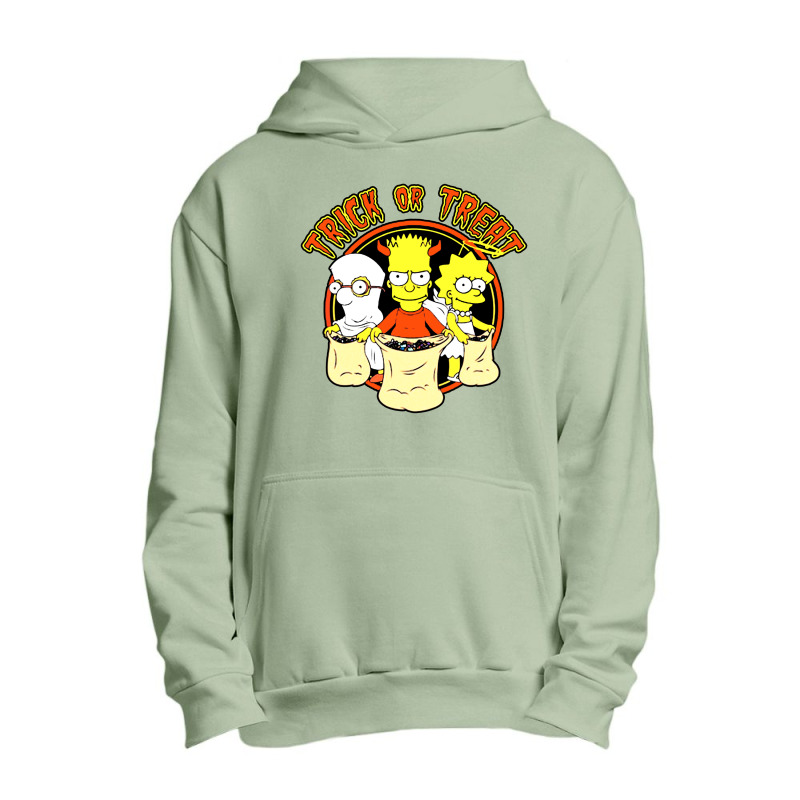 Trick Or Treat Simpsons Urban Pullover Hoodie by Piscok | Artistshot