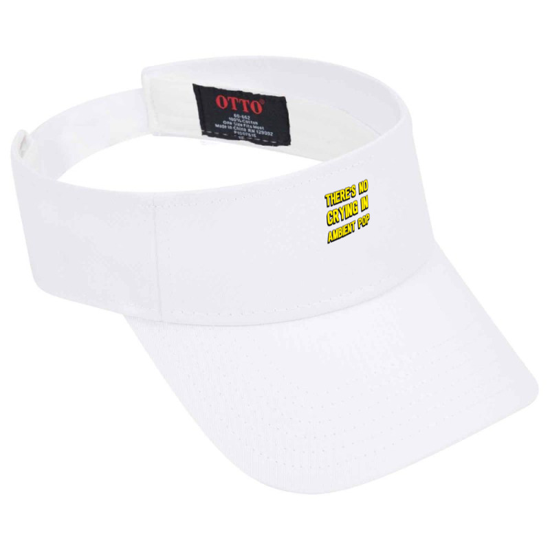 There's No Crying In Ambient Pop Long Sleeve T Shirt Visor hat by cm-arts | Artistshot