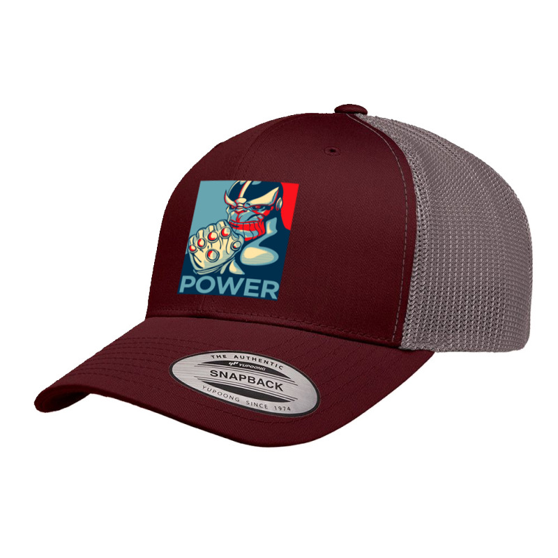 Power Retro Trucker Cap by kabarkabur | Artistshot