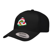 Merry Christmas Cat Retro Trucker Cap | Artistshot