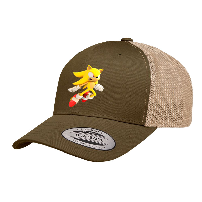 Yellow Hedgehog Jumps Aside Retro Trucker Cap by KennethADavis | Artistshot