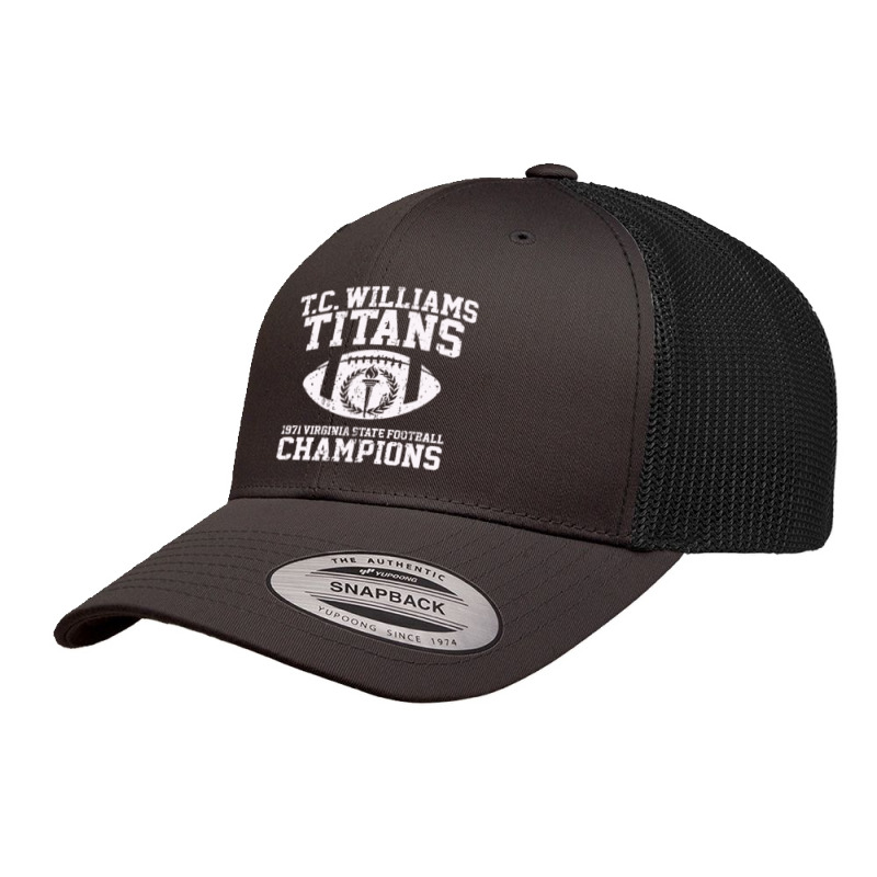 T.c. Williams Titans 1971 Football Champions Remember The Titans Retro Trucker Cap | Artistshot