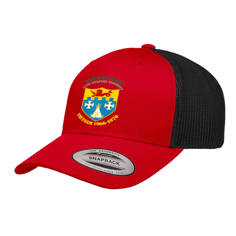 3rd Battalion 12th Infantry Regiment Premium T Shirt Retro Trucker Cap by trokeryth | Artistshot