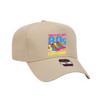 Retro 80s Lover Theme Party Lazy Costume Funny 80s Adjustable Baseball Cap | Artistshot