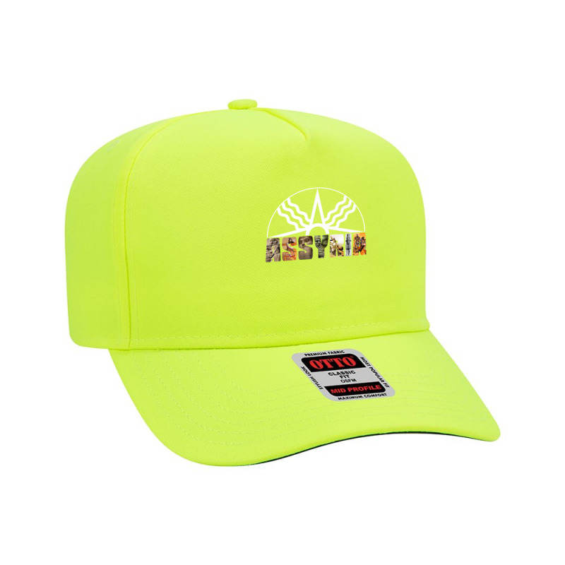 Assyria Land Assyrian Flag Assyrian Winged Bull Lamassu Premium T Shir Adjustable Baseball Cap by cm-arts | Artistshot