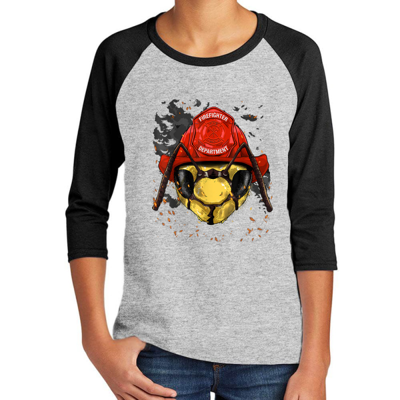 Bee Firefighter Beekeeping Bee Honeybee Lover Youth 3/4 Sleeve | Artistshot