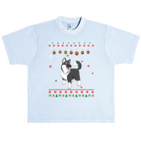 Alaskan Malamute Dog Ugly Design Matching Ugly Christmas T Shirt Urban Heavy T-shirt | Artistshot