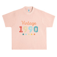 Vintage 1990 30th Birthday Retro Gift 30 Year Old Urban Heavy T-shirt | Artistshot