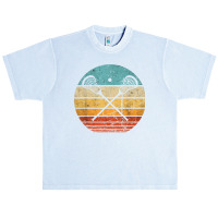 Lacrosse Vintage Retro Lacrosse Stick Sun Gift Urban Heavy T-shirt | Artistshot