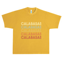 Calabasas California Calabasas Ca Retro Vintage Text Long Sleeve T Shi Urban Heavy T-shirt | Artistshot