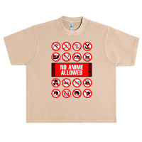 Anime Signs - Not Allowed Urban Heavy T-shirt | Artistshot