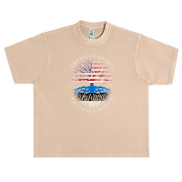 American Grown Estonian Roots Estonia Flag Urban Heavy T-shirt | Artistshot