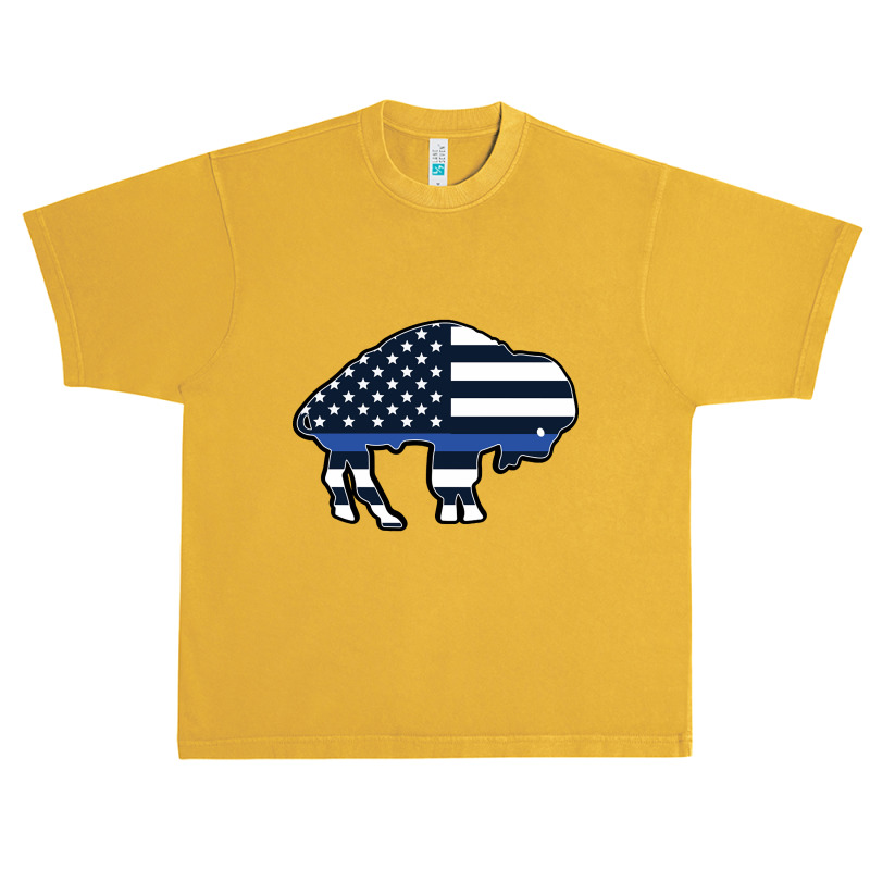 Buffalo Law Enforcement Support Flag Urban Heavy T-shirt | Artistshot