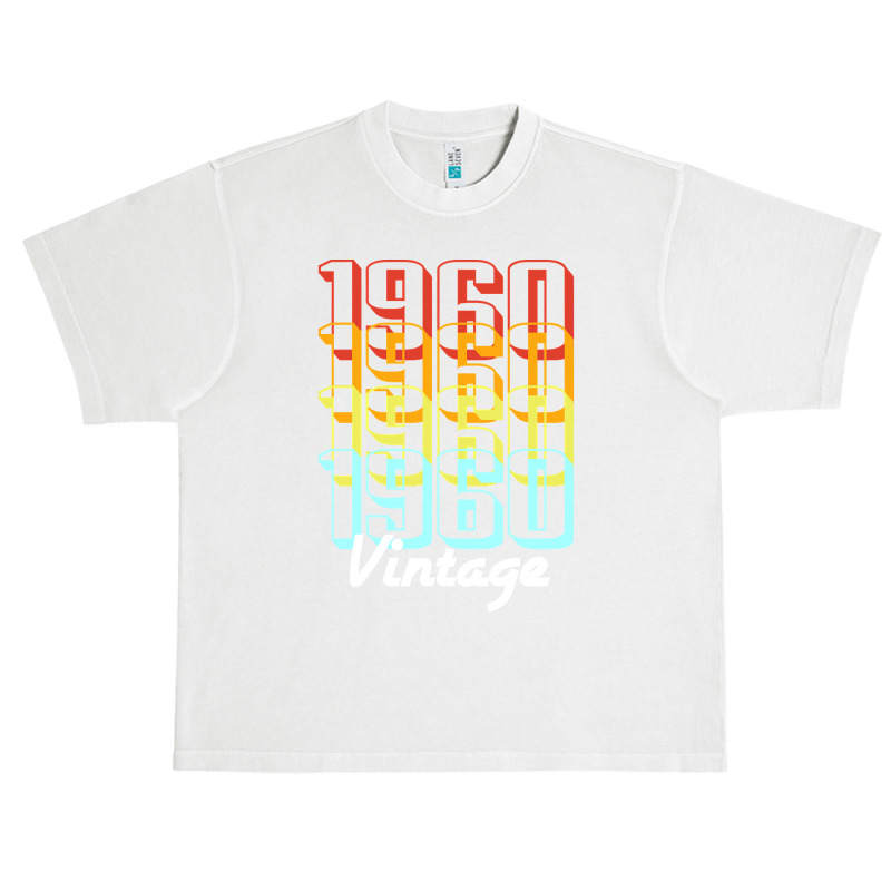 Vintage Since 1960 Old Men Women Retro Sunset Urban Heavy T-shirt | Artistshot