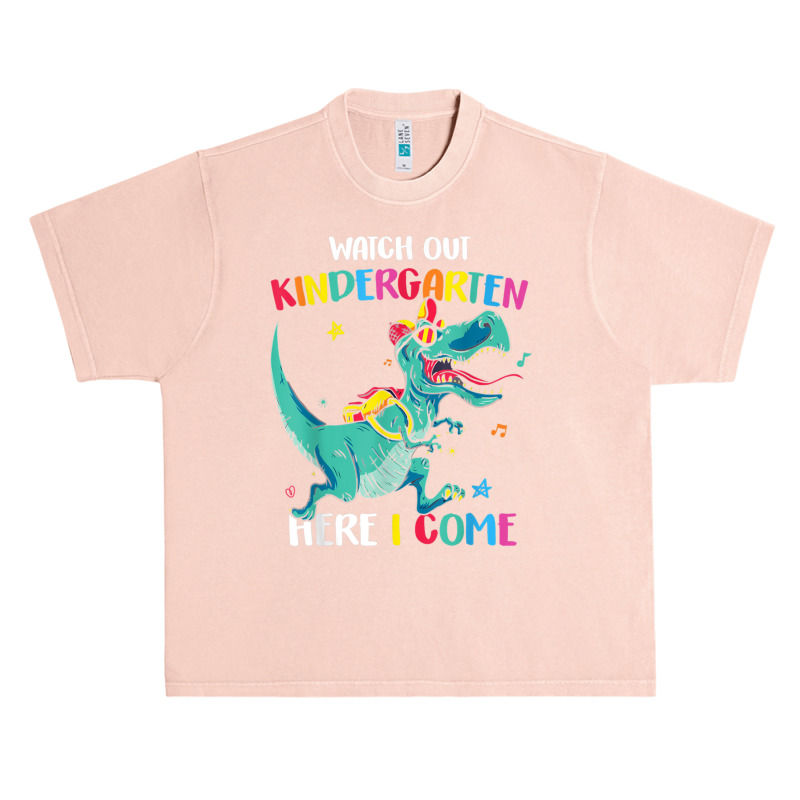 Gift Watch Out Kindergarten Here I Come Dinosaurs Back To School Urban Heavy T-shirt by cm-arts | Artistshot