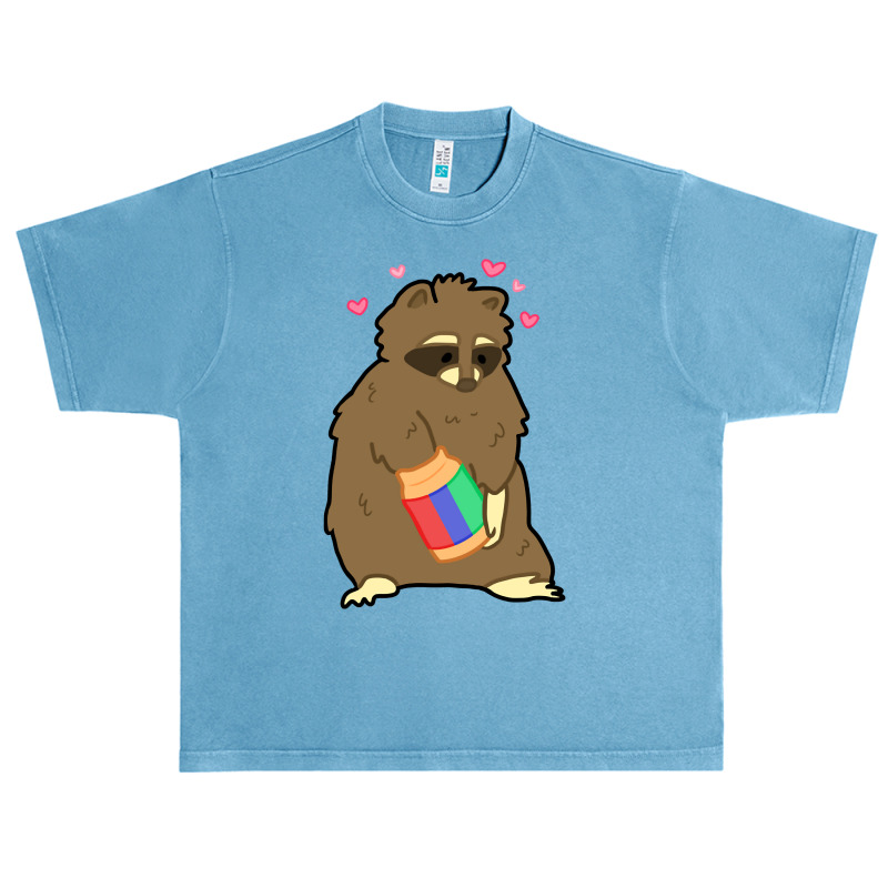 Peanut Butter Raccoon Urban Heavy T-shirt | Artistshot