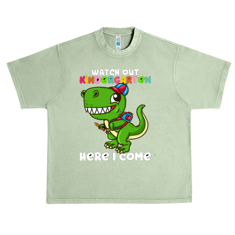 Watch Out Kindergarten Here I Come Dinosaur  (17) Urban Heavy T-shirt by cm-arts | Artistshot