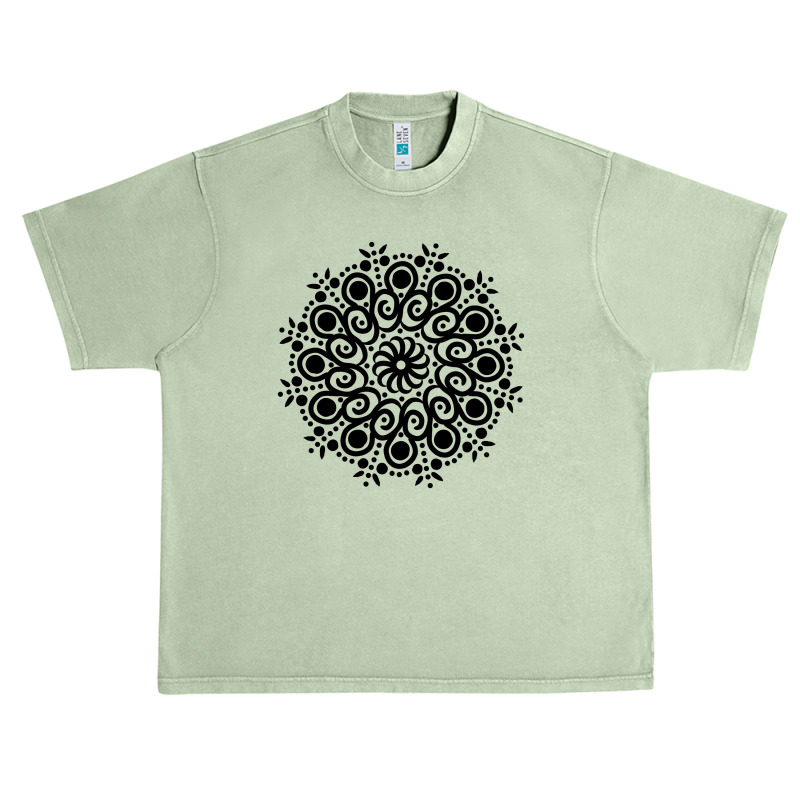 Mandala Illustration Urban Heavy T-shirt | Artistshot