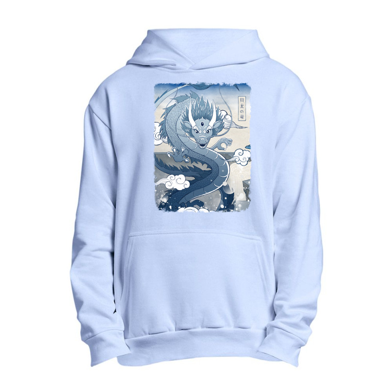 Blue Dragon (3) Urban Pullover Hoodie by Kenlofu52 | Artistshot