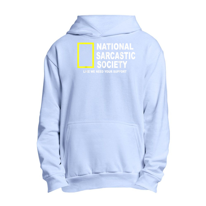 National Sarcastic Society T Shirt Urban Pullover Hoodie | Artistshot