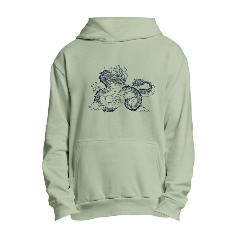 Chinese Dragon-bjk7a Urban Pullover Hoodie | Artistshot