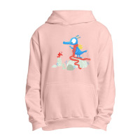 Dragon & Bird - Learn To Fly. Green Urban Pullover Hoodie | Artistshot